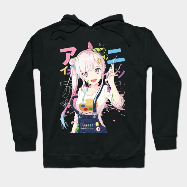 Hololive ID - Airani Iofifteen Hoodie by naderu